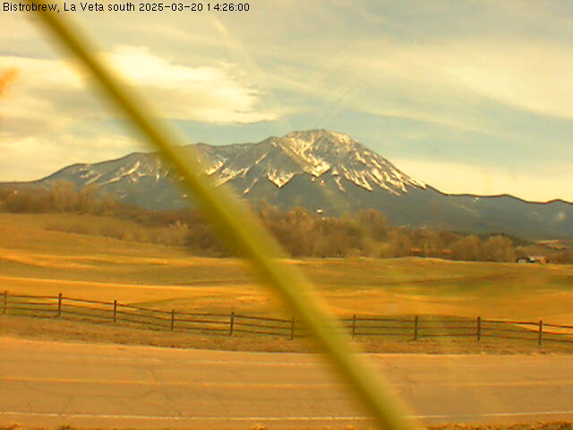 Hwy 12, looking south towards Cuchara and Spanish Peaks, La Veta Pass, CO Cam